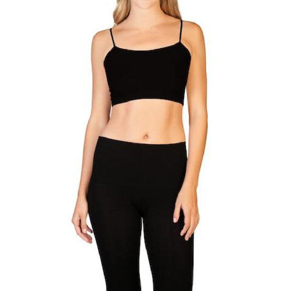 Skinnytees Other - NWT- Supersoft Cami Bralette, Black